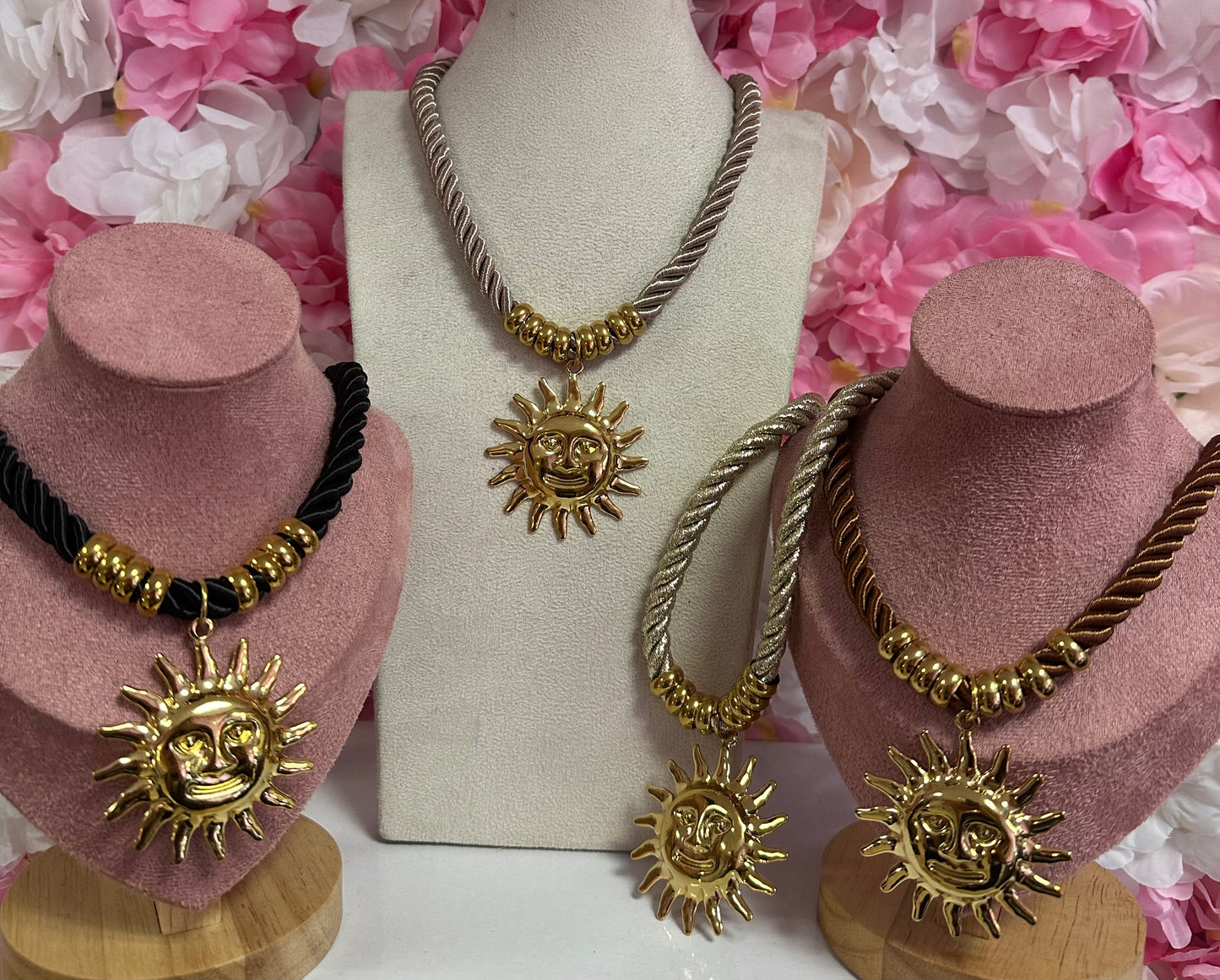 Collier soleil 🌞 cordon