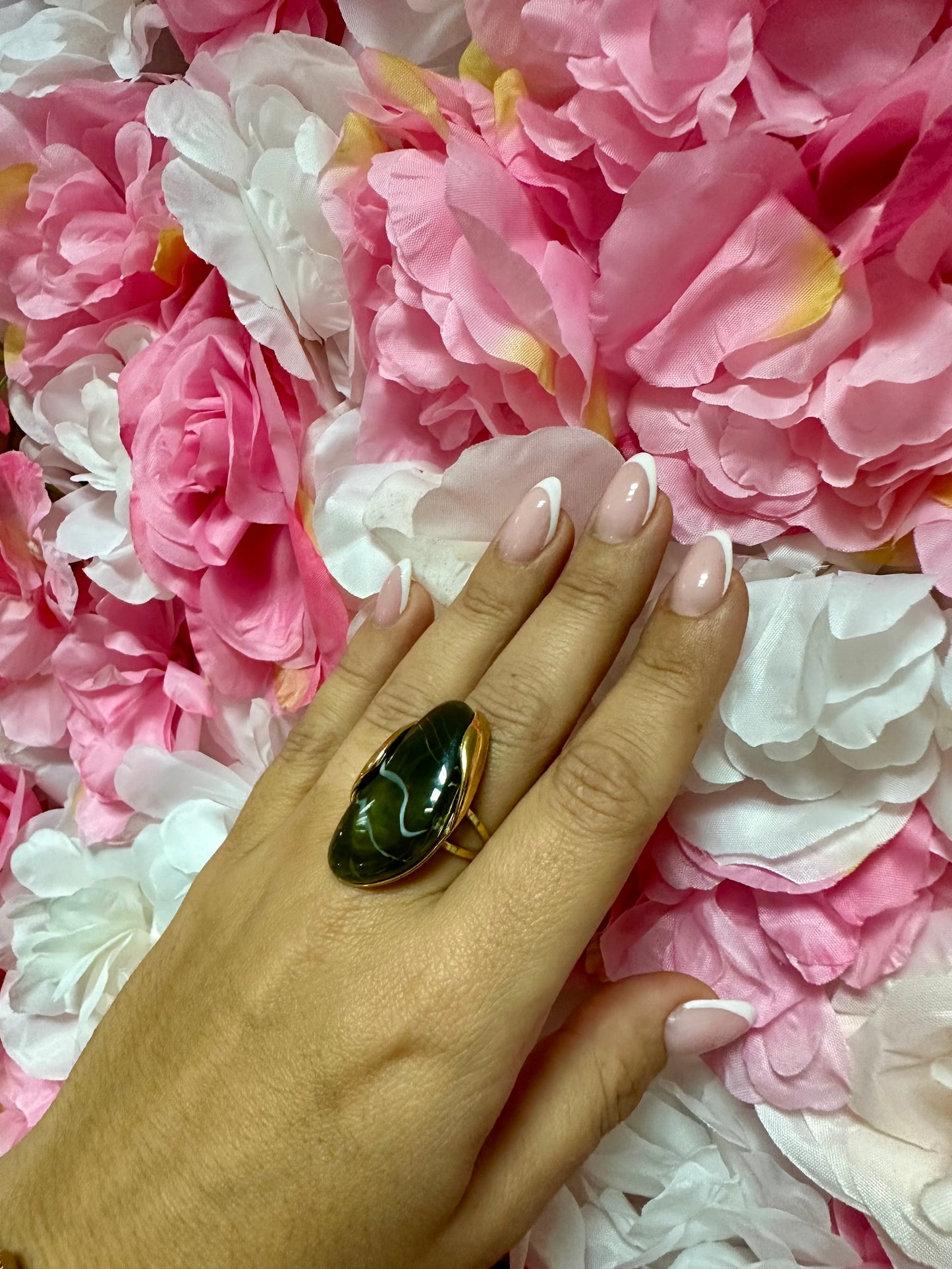 Bague eva kaki