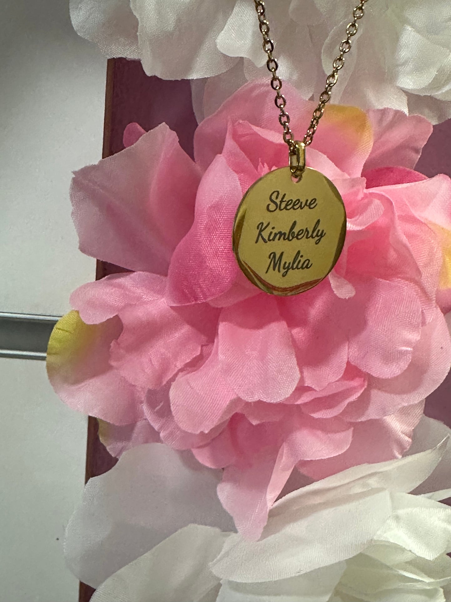 Bijoux personnalisés rond