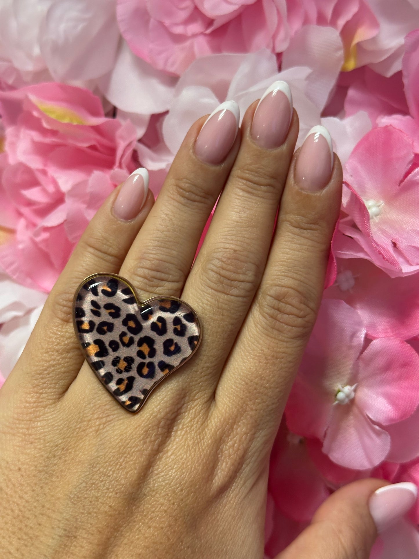 Bague cœur léopard 🐆
