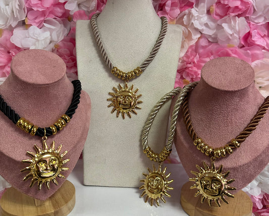 Collier soleil 🌞 cordon