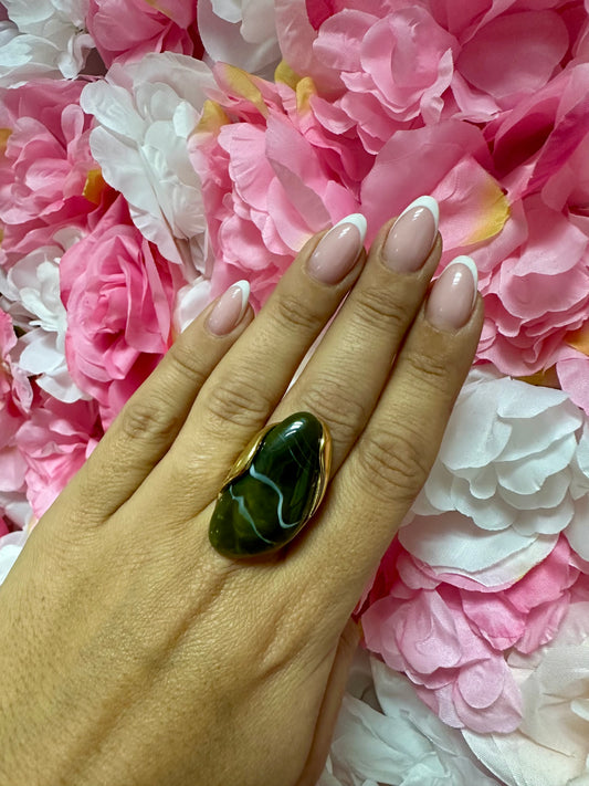 Bague eva kaki