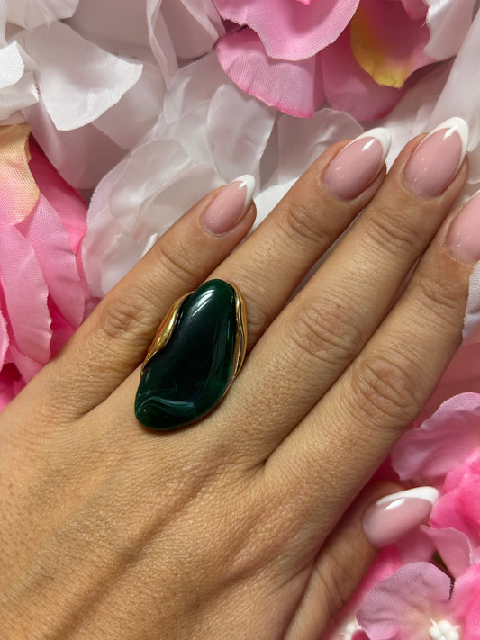 Bague eva vert foncé