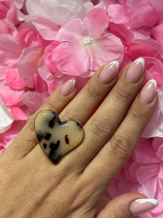 Bague ceour léopard 2 🐆