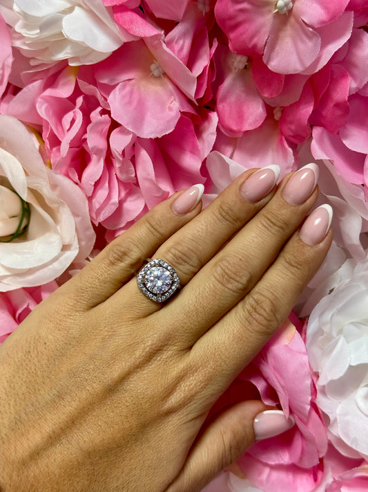 Bague argentée Diamond💠
