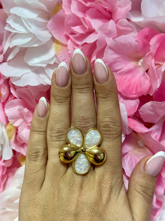 Bague sisi blanche 🌼