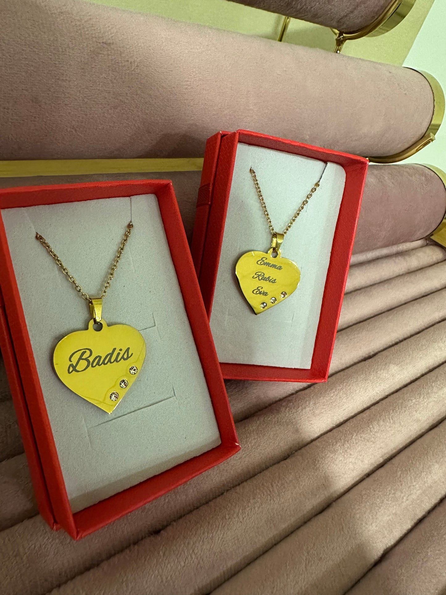 Collier personnalisé cœur