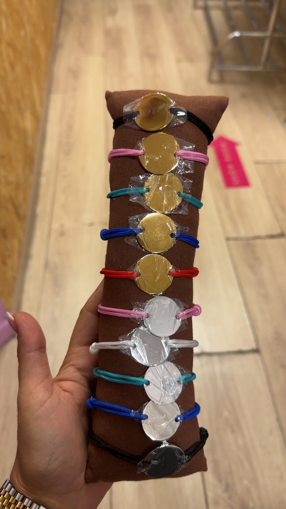 Bracelet cordon Gravure